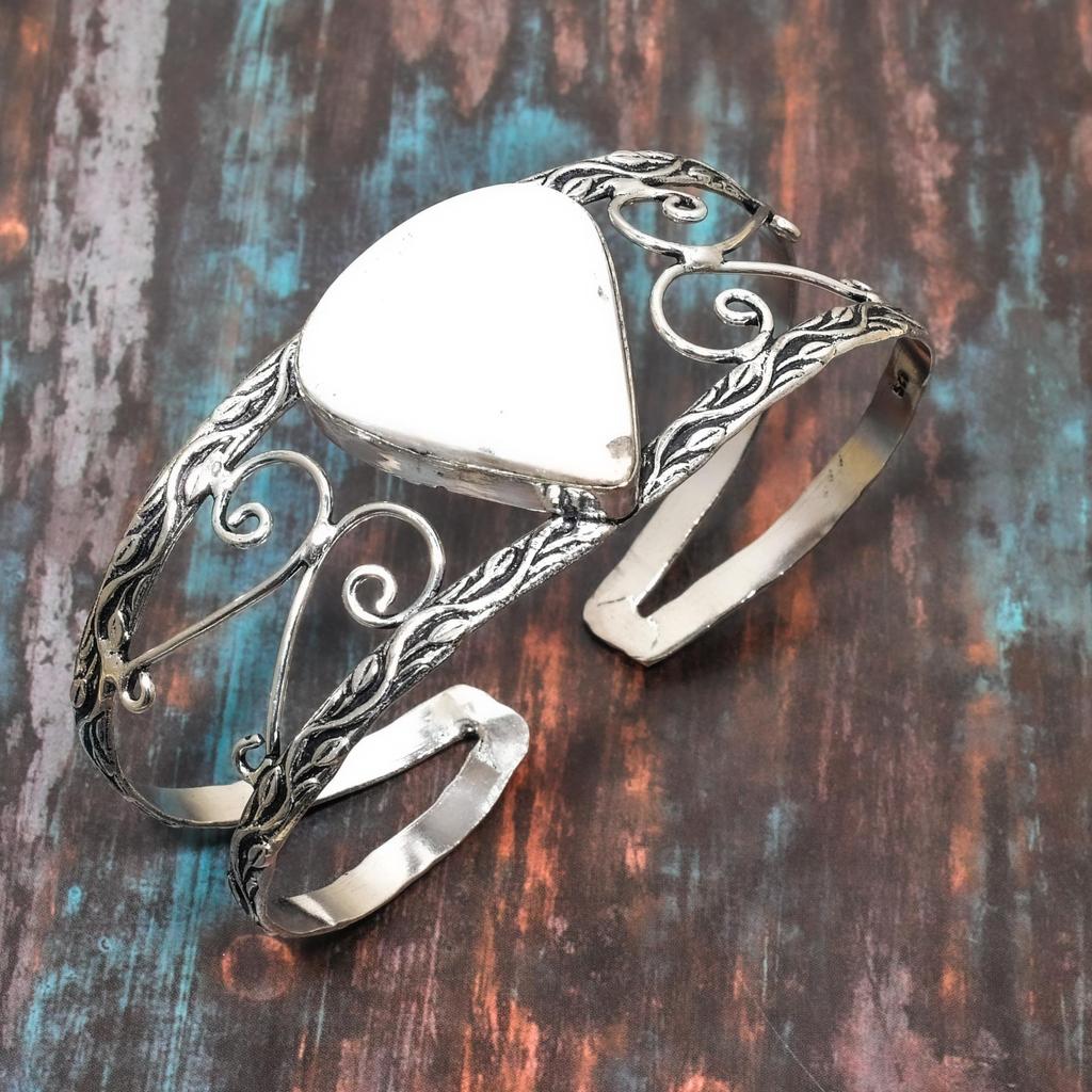 Драгоценный камень сколецит, стерлинговое серебро 925 пробы, милый браслет ручной работы, регулируемый ювелирный браслет