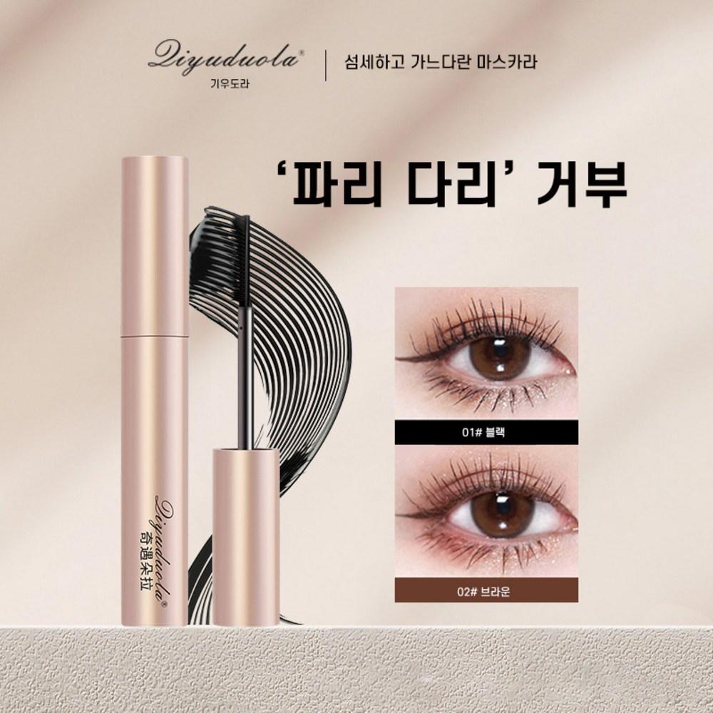 1+1 10 Second Long & Curl Mascara Водостойкая тушь для ресниц с эффектом объема и подкручивания, стойкая к истиранию, не размазывается, устойчивая к поту упаковка, черная, 1 шт.