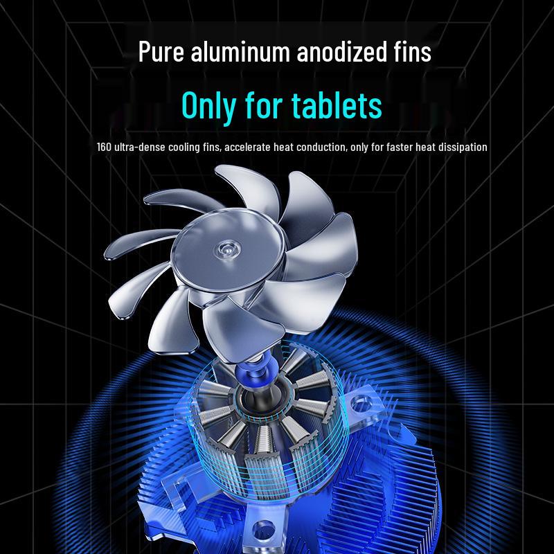 2025 Tablet Cooler: 45W High Power, Silent Freezing with AI Temperature Control & FS12 Digital Display