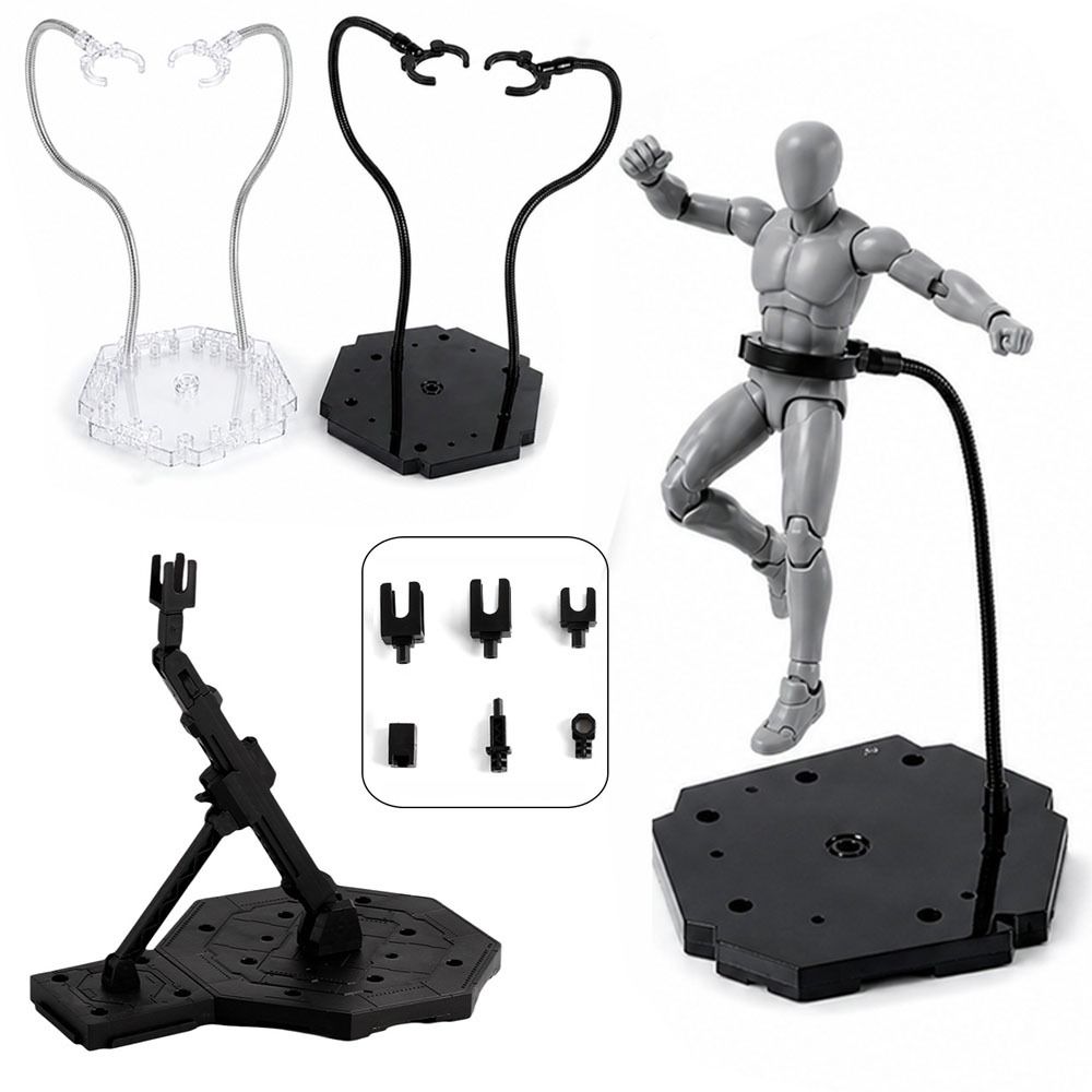 Replaceable Connectors Action Figure Stand Adjustable Arm Model Support Stand Model Display