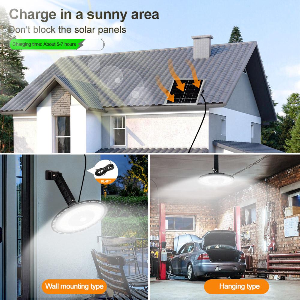 Уличный солнечный свет 5 режимов 180LED IP65 водонепроницаемый датчик движения солнечный прожектор с пультом дистанционного управления для сарая беседка двор гараж