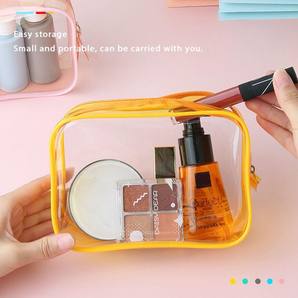 Square Bag Large Capacity Makeup Bags Cosmetic Cases Storage Toiletry Bag Transparent Cosmetic Bag