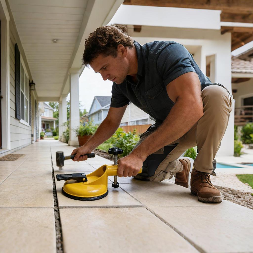 Floor Gap Repair Tool, Strong Suction Cup, Household Floor Joint Tool, Suitable  for Wood Hardwood Tile Construction Baseboard