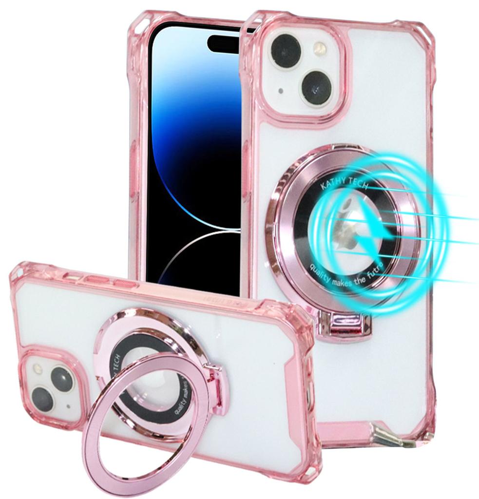 Ударопрочный магнитный держатель-подставка для телефона чехол для iPhone 16 15 12 13 14 Pro Max Plus для Magsafe Wireless Charger Bracket Cover