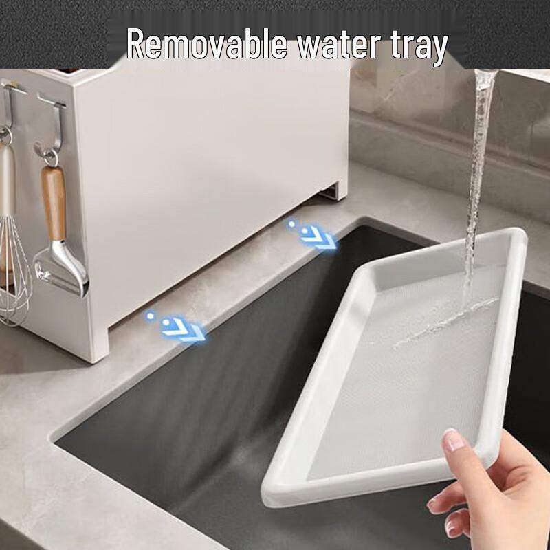 Multifunctional Kitchen Countertop Storage Rack with Knife & Chopstick Holder