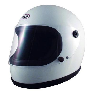 TNK Kogyo Vintage Style Full Face Helmet B60 Белый 51178 Свободная окружность (Голова 58см~59см)