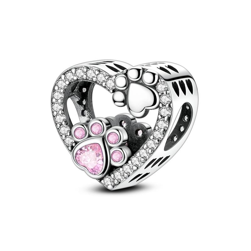 Шармы Бусины Оригинальная Медь Кошка Собака Домашнее Животное Животное Шарм Подвеска Подходит Браслет Браслет Сделай Сам Женский Мужской Сделай Сам Изготовление Ювелирных Изделий