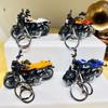 Фигурка мотоцикла в стиле хип-хоп, брелок для ключей, автомобильный кулон, мультяшная сумка, подвесное украшение