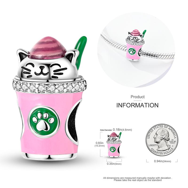 New Copper Bow Star Love Pink Series Charm Beads Suitable For 3Mm Original Bracelet Diy Fashion Jewelry Gift