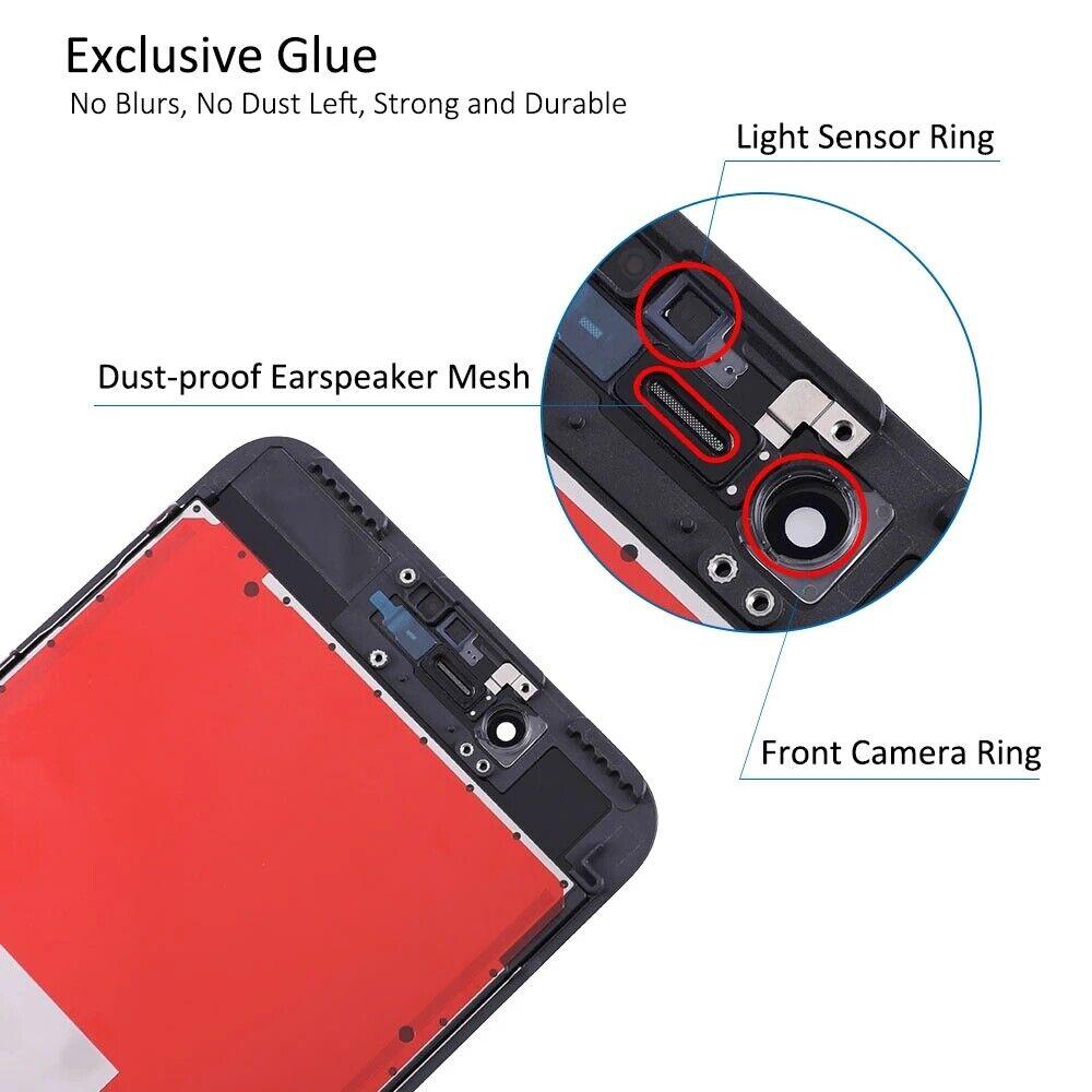 A+++ Качество ЖК-дисплей для iPhone 8 ЖК-экран Замена дисплея 3D Touch Полная сборка с инструментами для ремонта A1863 A1905 A1906 A1907