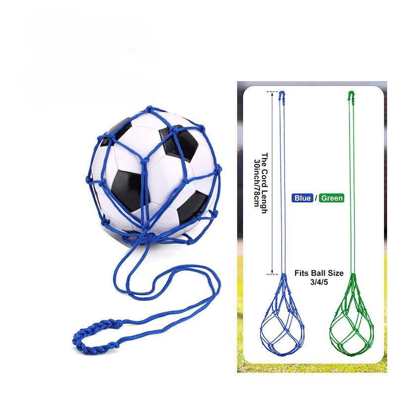 3 шт. тренировочная сетка для одиночного футбольного удара, подходит для мячей размером 3/4/5 — улучшайте свои футбольные навыки с помощью сетки для жонглирования и точности тренировок