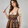 PU Leather Medieval Waist Belt Not with Book Book Pouch Set  Waist Accessories