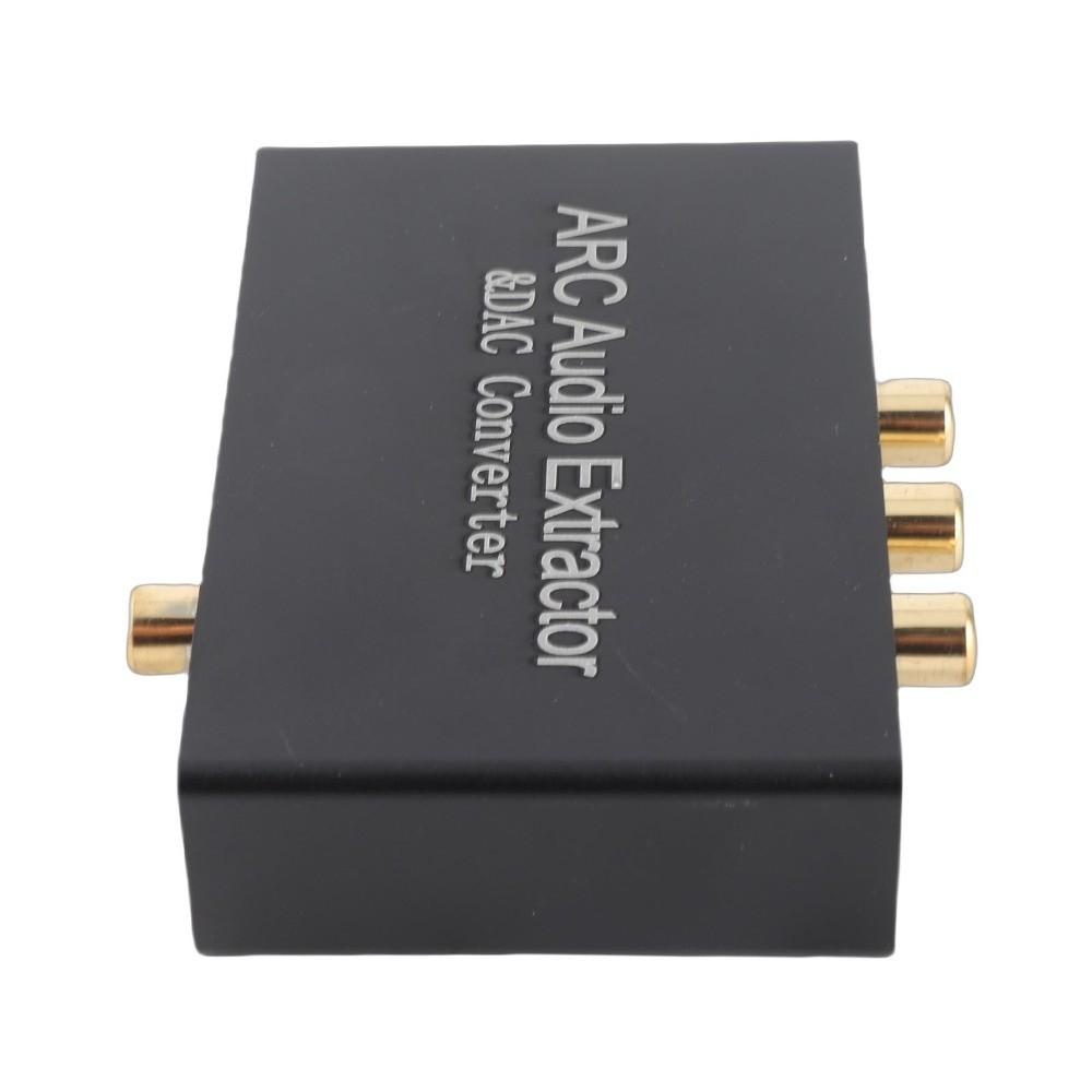 192KHz Digital Analog Sound Converter Toslink To Headphone Jack Adapter for TV
