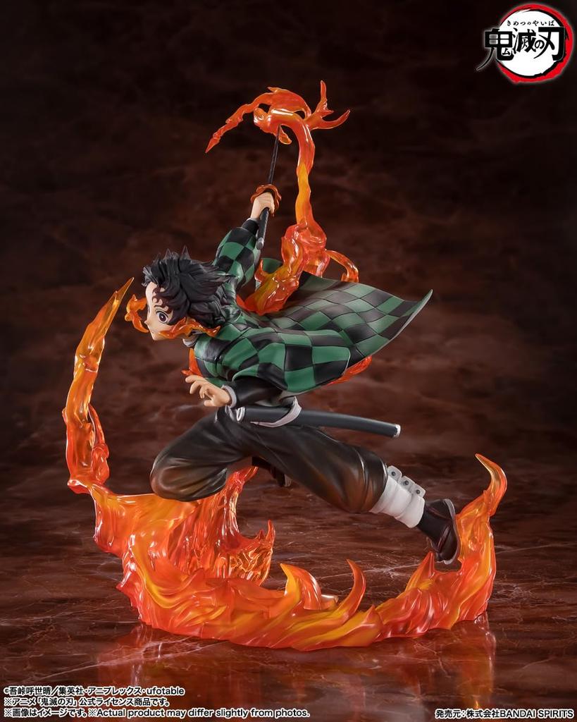 TAMASHII NATIONS Figuarts ZERO Demon Slayer: Клинок рассекающий демонов Тандзиро Камадо Рэнгоку Цуба вер. Приблизительно 195 мм ПВХ и АБС и ПК Предварительно окрашенный