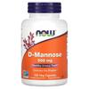Now Foods D-манноза 500 мг, растительные капсулы, 120 шт.