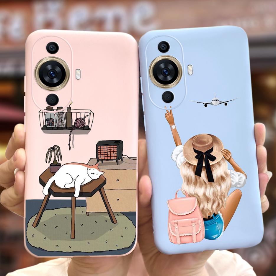Чехол для Huawei Nova 11 Pro Чехол Nova 11i Милый Чехол с Рисунком Конфеты Мягкий Силиконовый Чехол для Телефона Для Huawei Nova 11 Pro Nova11 Ultra Корпус