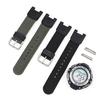 Wristwatch Band Breathable Sweat Proof Soft Nylon Sports Watch Belt Replacement for Casio SGW 100