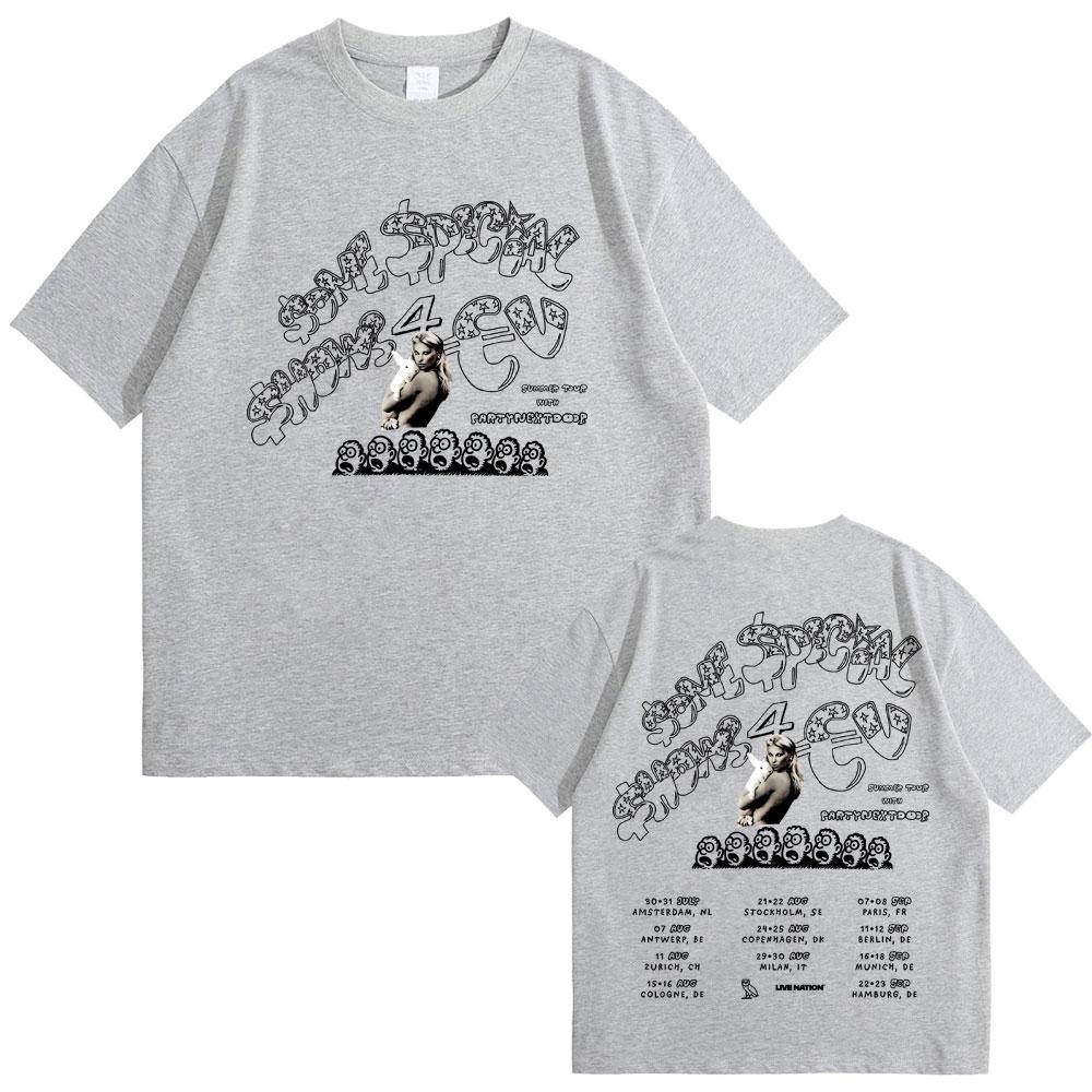 Rapper Drake Europe Tour with Partynextdoor Tshirt Some Sexy Songs 4 U Tshirt Unisex Hip Hop Pop Music T Shirt