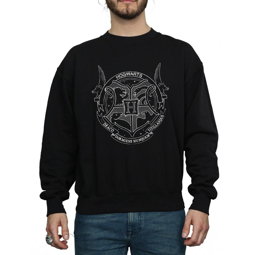 Harry Potter Mens Hogwarts Seal Sweatshirt