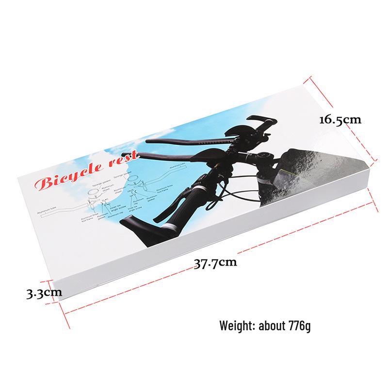 Lightweight Aluminum Alloy Aero Bars for Mountain and Road Bikes - Detachable TT Split-Type Handlebar.