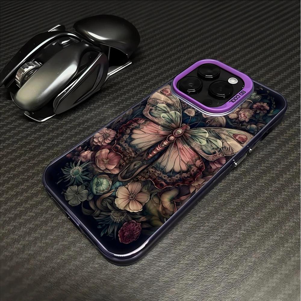 Продвинутые Цветы Для iPhone 17 16 16E 15 14 11 12 13 Pro Max XS XR 8 7 Plus Чехол Обложка 16 Pro Max Чехол