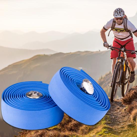 2 шт. Дорожный MTB Велосипедный Руль Противоскользящая Лента Велоспорт Амортизирующие Ремни с 2 Заглушками
