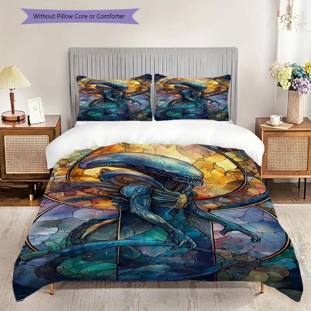 Predator Adventure Threepiece Set 1 Duvet Cover 2 Pillowcase Without Core Duvet Cover And Pillowcase Christmas Birthday Gift Bedding Set