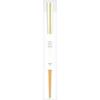 Sunny Life Design Wakasa Lacquer Bamboo Chopsticks, Dishwasher Safe, Cute, Colorful, Stylish, Pointed, 23cm, Sou Sou, White, Made in Japan, 146842