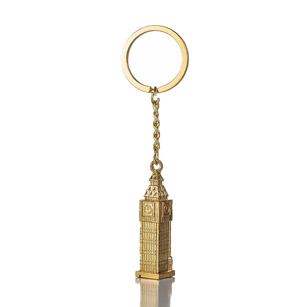 British Travel Souvenir Unisex Men Big Ben Clock Gifts Key Holder Metal Keychain Key Ring
