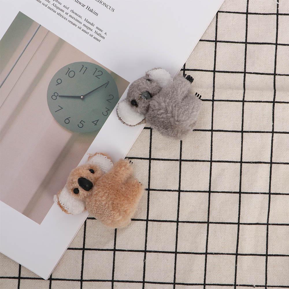Simple Wild Animal Korean Plush Cartoon Hair Clip Koala Hairpin Headwear Bag Accessories