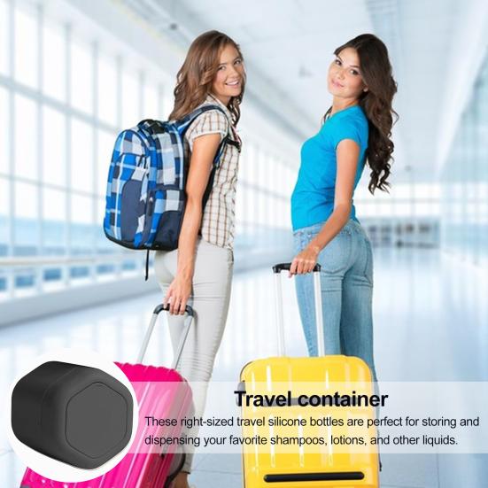 1/3Pcs Portable Travel Container Leak Proof Shampoo Conditioner Shower Gel Magnetic Capsule Empty Storage Box Multi-purpose Cosmetic Refillable Bottle