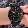 ADDIESDIVE New Men's Analog Watch 50m Waterproof Luminous Watch Fashion Sports Large Dial Men's Quartz Watch with Nylon Strap