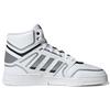 Adidas Originals Drop Step XL Non-Slip Wear-Resistant High-Top Skate Shoes Unisex Skate Shoes White Silver GY6541