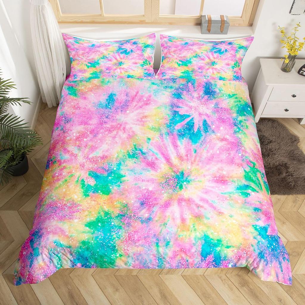 Erosebridal Ice Hockey Bedding Set Twin Hockey Player Duvet Cover for Kids Boys Girls Teens Juvenile Sports Game Comforter Cover Set Soft Mi