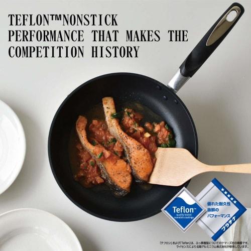 Hokuriku Aluminum Frying Pan, 28cm, Aluminum, Induction Compatible, Made In Japan, Even Heating, Time-Saving Frying Pan, Durable, Cast Aluminum, Heat-