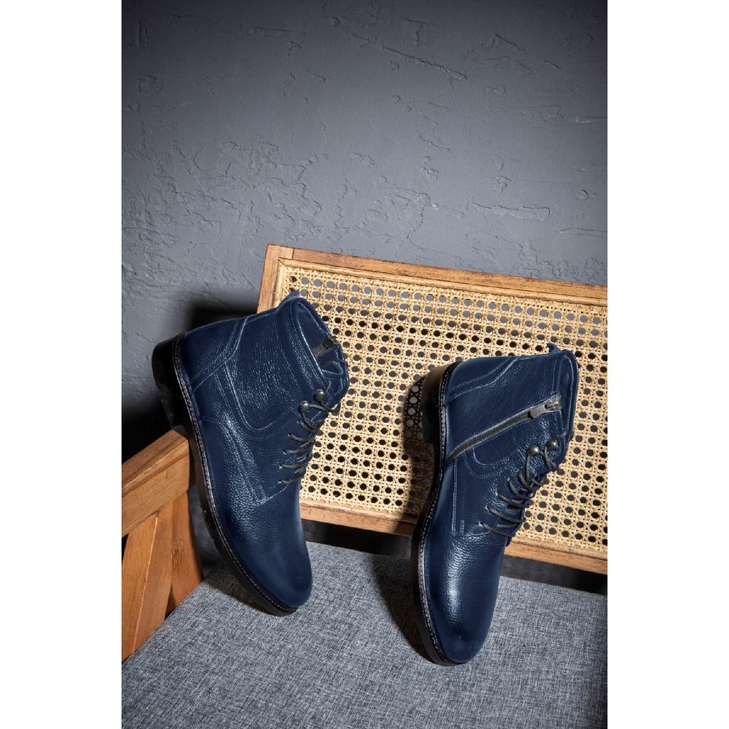 Мужские ботинки Rico из натуральной кожи со шнуровкой на резиновой подошве, ботинки на шнуровке