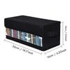 AT69 -Full Jewel Case Storage Container Box 2 Pack, 32 CD Holders& Slim Case 60 CD Capacity