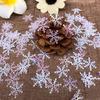 Mini Christmas Snowflakes Confetti Xmas Tree Ornaments Winter Home Party Decorations Festive Holiday Creative Decor Supplies