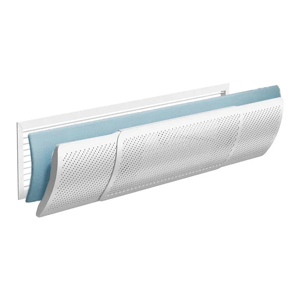 Центральный кондиционер Защита от прямого обдува Дефлектор воздуха для кондиционера Регулируемый настенный Воздушный фильтр Дефлектор воздуховыпускного отверстия Запчасти