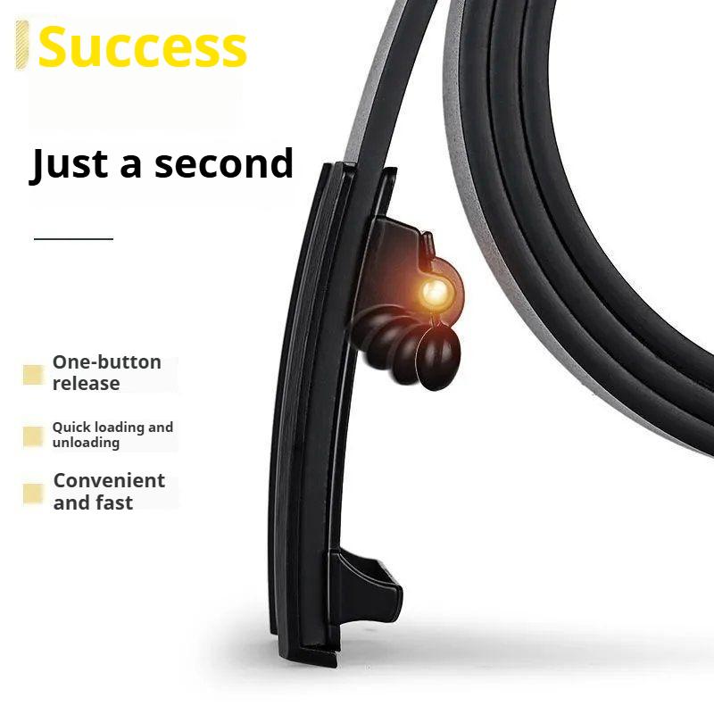 Ремень PULO Belt с автоматической пряжкой, удобный и прочный, повседневный, в корейском стиле, модный ремень