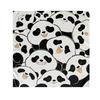Panda Scarf Elastic Satin Print High-end Breast Wrap Scarf for Women's Spring and Summer New Small Square Scarf Scarf