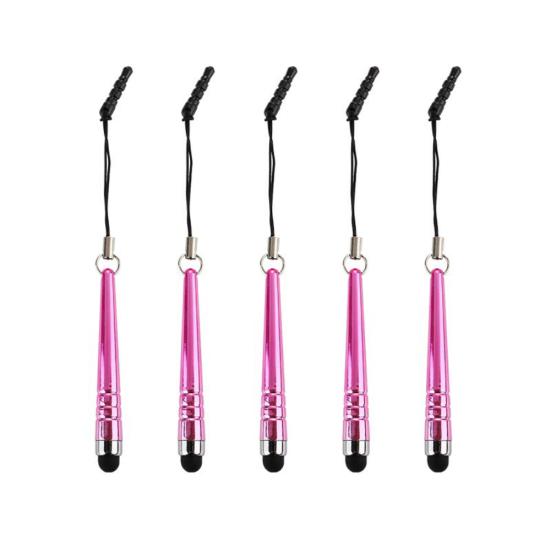 5/10 шт., емкостная сенсорная ручка с защитой от пыли, мини-стилус для письма для телефонов, планшетов