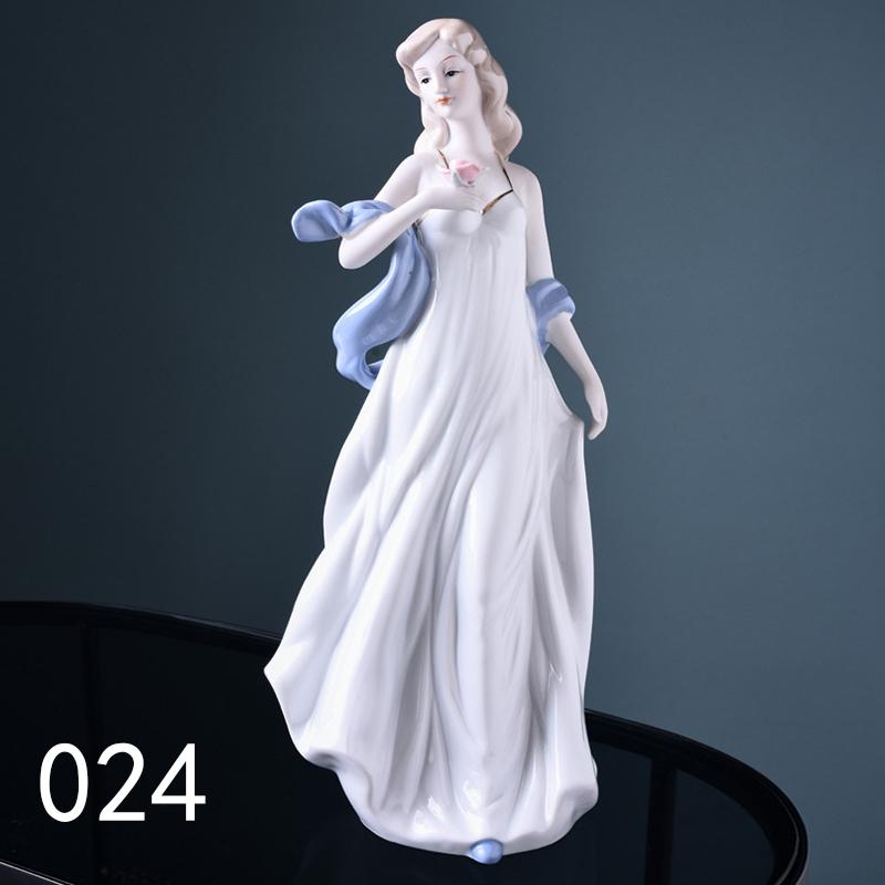 Керамические фигурки богини для девочек и леди, свадебное украшение для стола, фарфоровая статуя богини