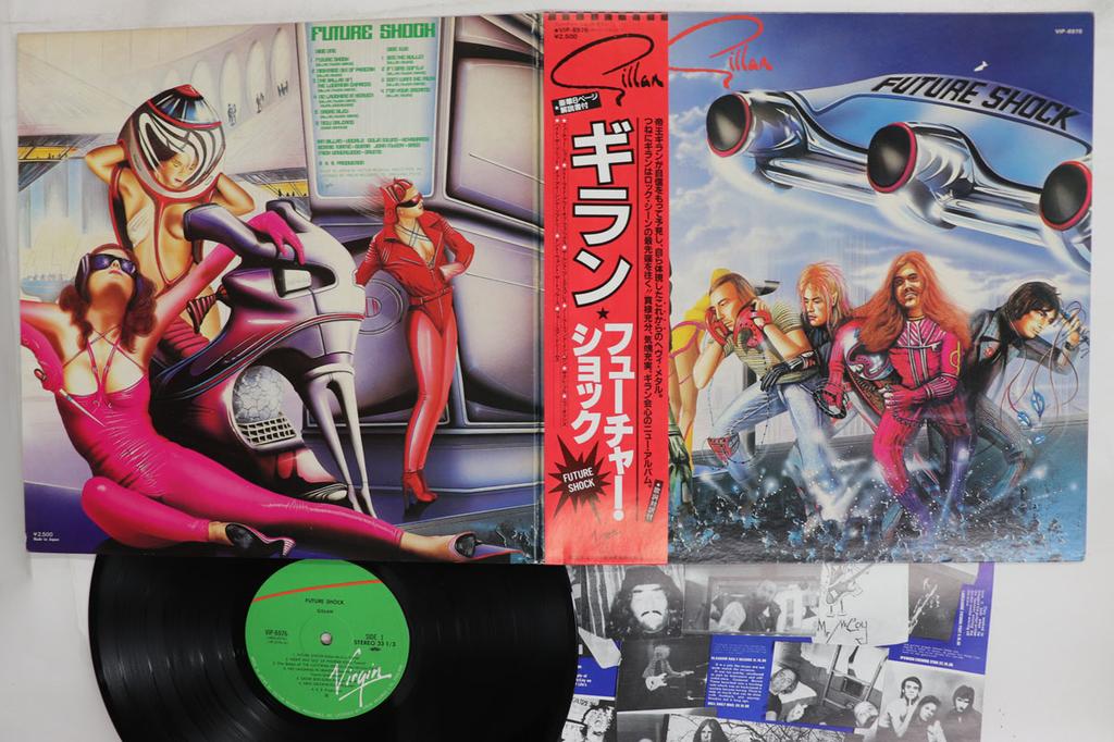 Виниловая пластинка GILLAN Future Shock VIP6976 VIRGIN 1981 Япония Obi Металл Б/у