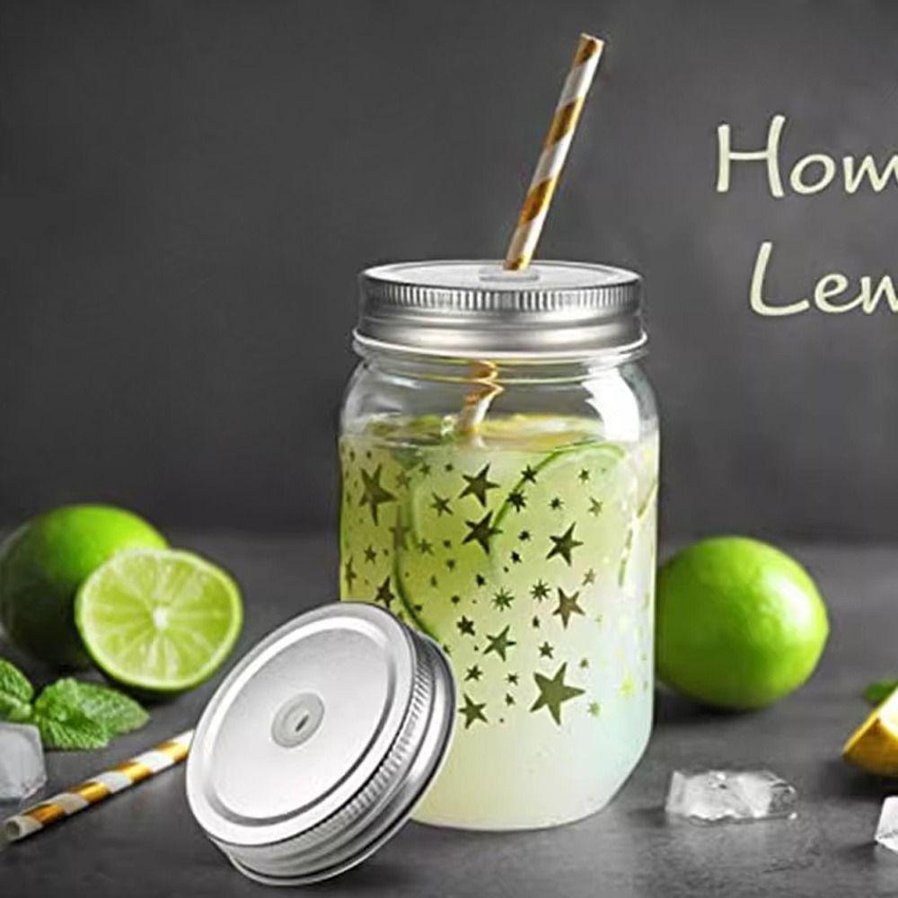 10pcs Storage Lids 70mm Sealing Cover Soft Mason Bottle Lids Home