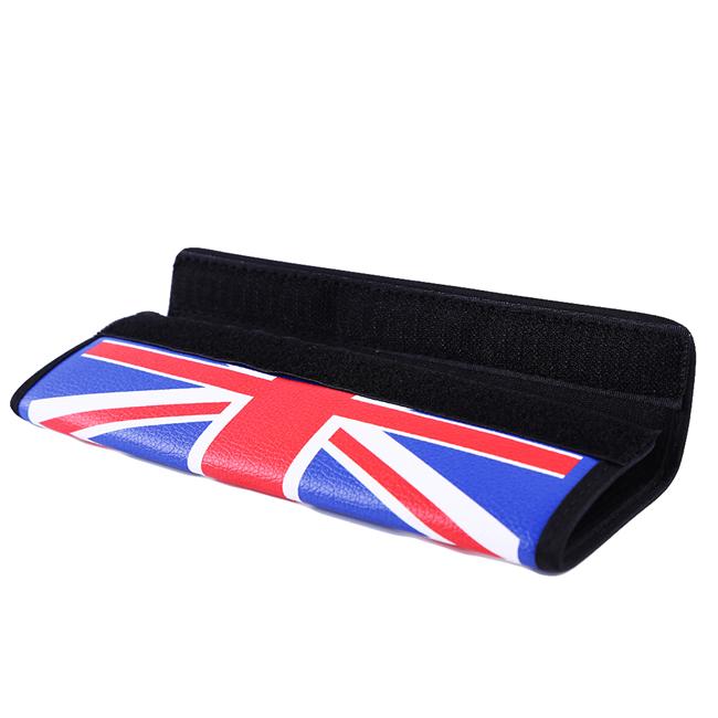 British Style Flag Pattern Car Safety Seat Belt Shoulder Pads Cover Harness Pad Auto Supplies