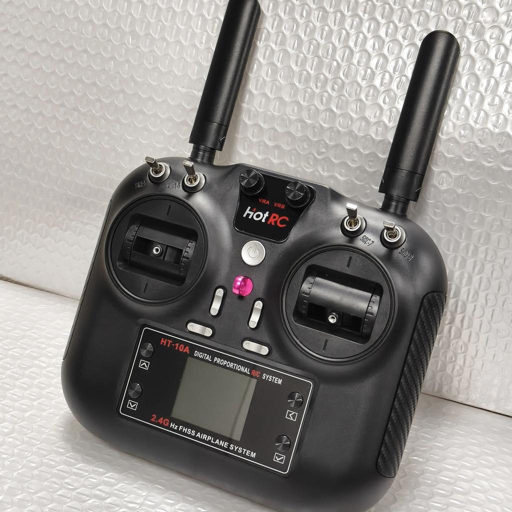 Hotrc HT-10A/HT-8A HT10A 2.4Ghz 10CH/ 8CH Remote Controller F-10A Receiver For RC Airaft Vehicle Boat Drone Accessories Parts