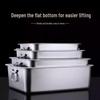 Venus Stainless Steel Deep Rectangular Buffet Pan with Handles