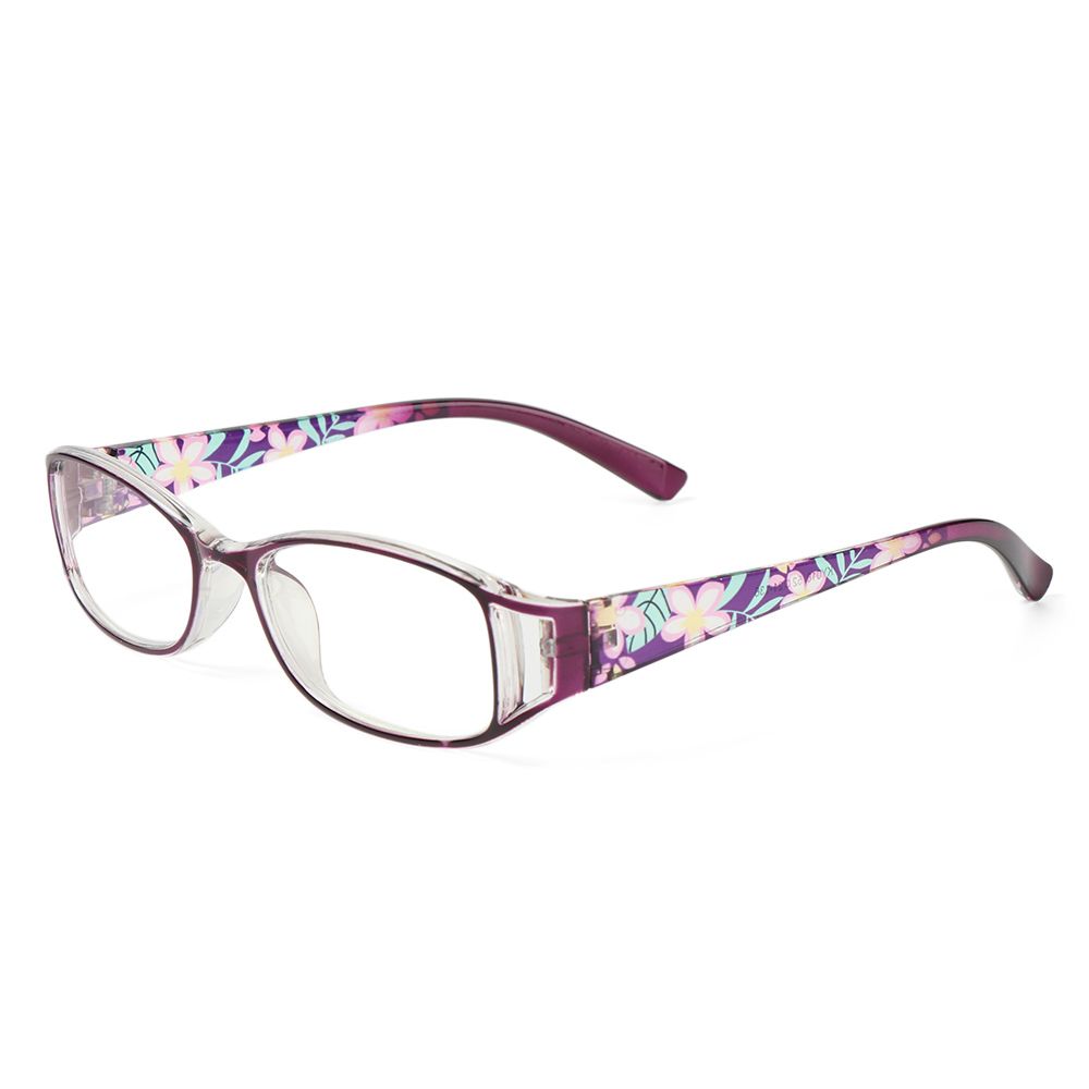 Elegant Flowers Vintage Reading Glasses Ultra Light Frame Eye Protection Anti-Blue Light Eyeglasses
