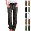 Women's Casual Straight Leg Pants Solid Color Casual Long Pants With Pockets